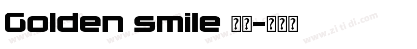 Golden smile 字体字体转换